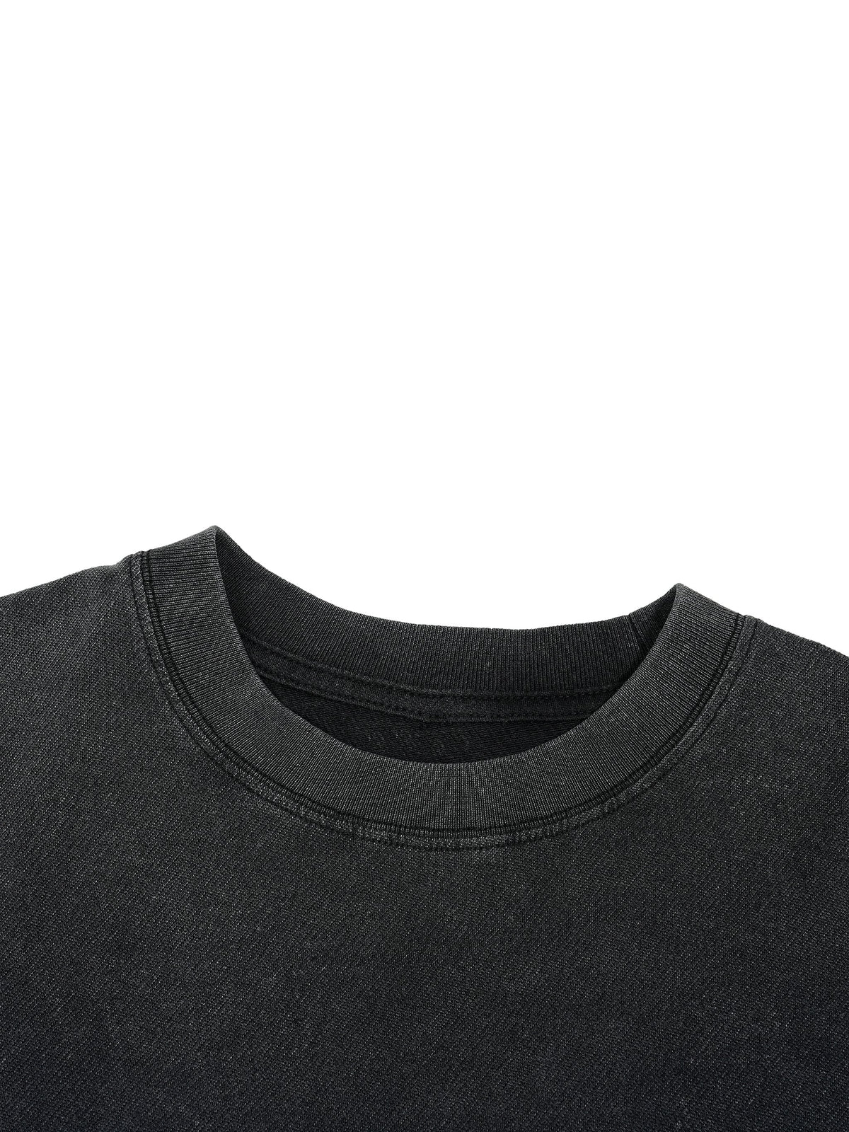 White Logo Distressed T-Shirt