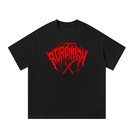 Red Logo Oversized T-Shirt